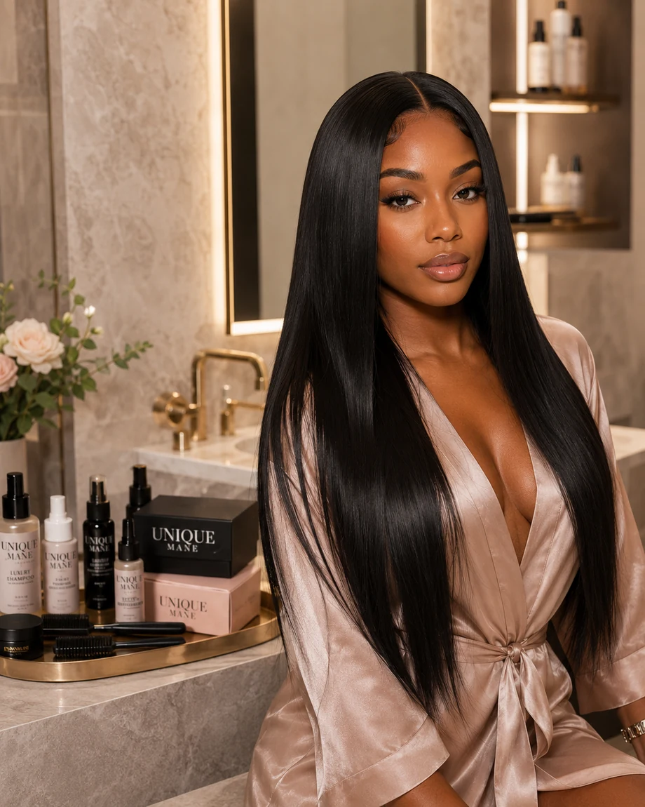 Premium wig category campaign image