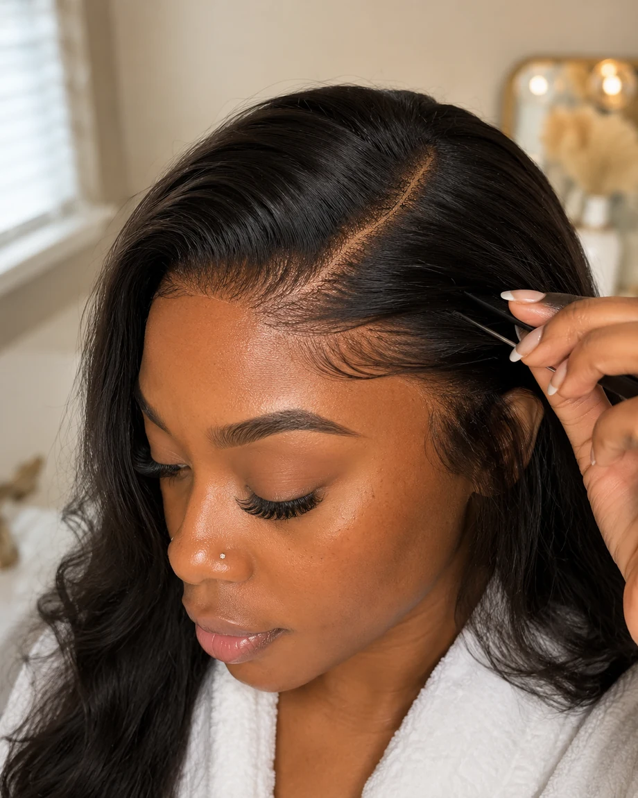 Transparent lace closure product image